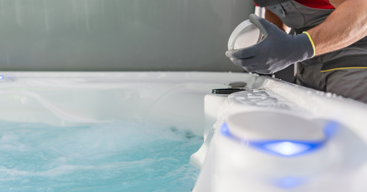 how much chlorine to add to hot tub