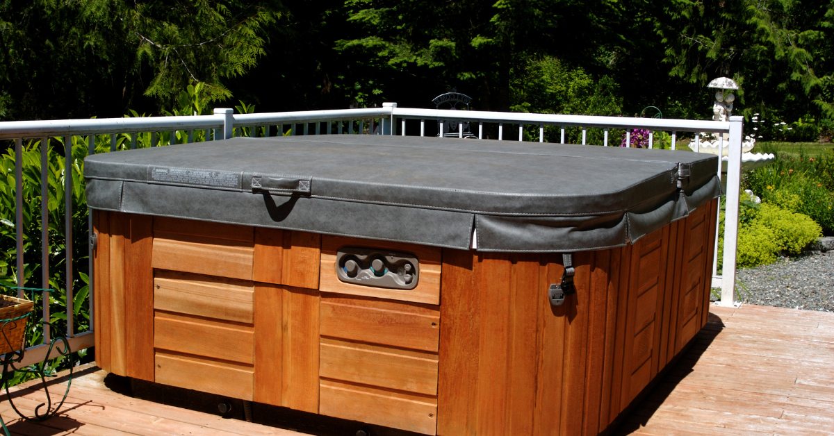 pump to empty a hot tub